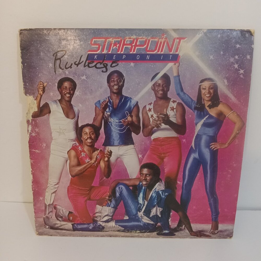 Polygram Records Album LP Starpoint 1981 Keep On It Chocolate City Pink Blue